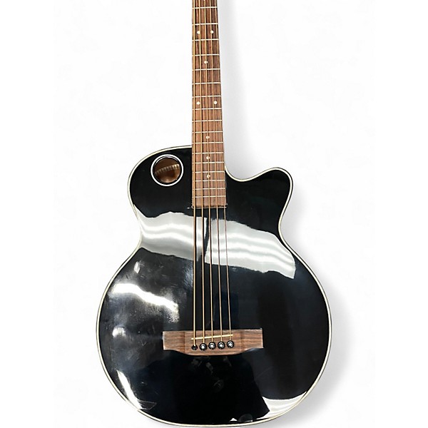 Used Boulder Creek EBR1-B5 Black Electric Bass Guitar