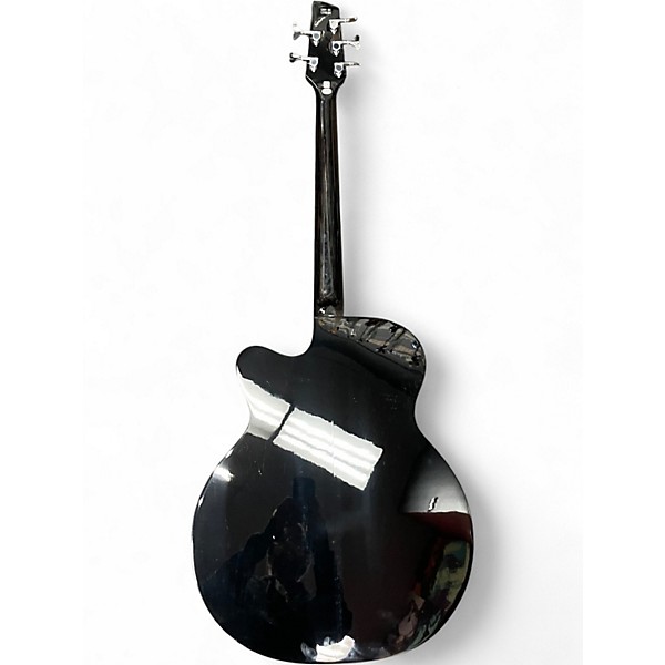 Used Boulder Creek EBR1-B5 Black Electric Bass Guitar