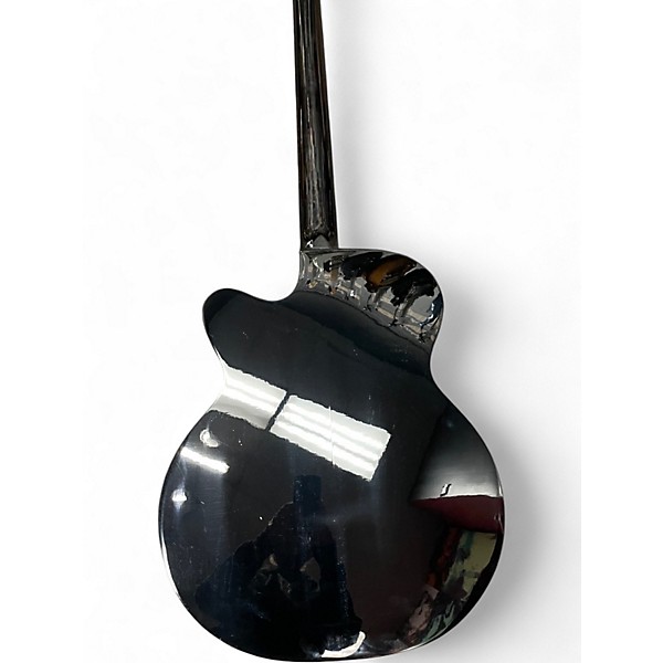 Used Boulder Creek EBR1-B5 Black Electric Bass Guitar