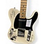 Used 2025 Fender Standard Telecaster White/Custom Graphic Solid Body Electric Guitar