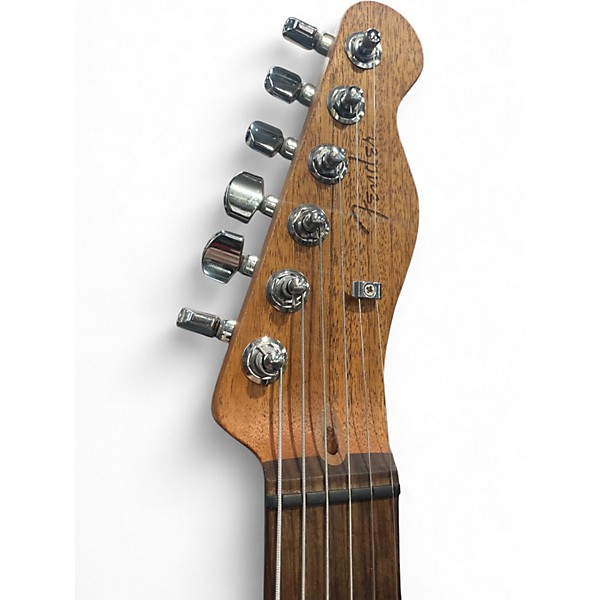 Used Fender Acoustasonic Player Telecaster Brushed Black Acoustic Electric Guitar