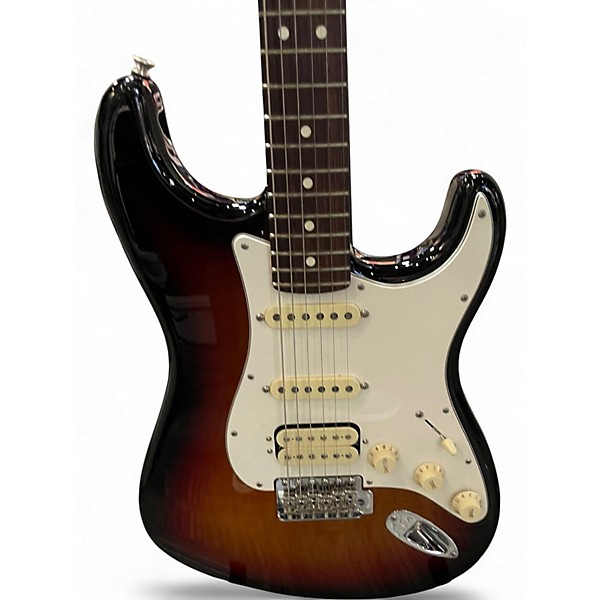 Used 2020 Fender American Performer Stratocaster HSS 3 Color Sunburst Solid Body Electric Guitar