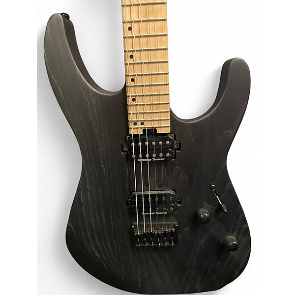 Used 2018 Charvel Pro-Mod DK24 HH HT M Ash Charcoal Gray Solid Body Electric Guitar