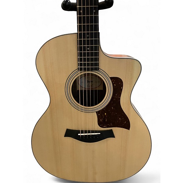 Used Taylor 214CE Natural Acoustic Electric Guitar