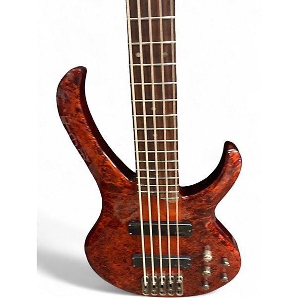 Used Ibanez BTB775PB 5 String Charcoal Brown Electric Bass Guitar