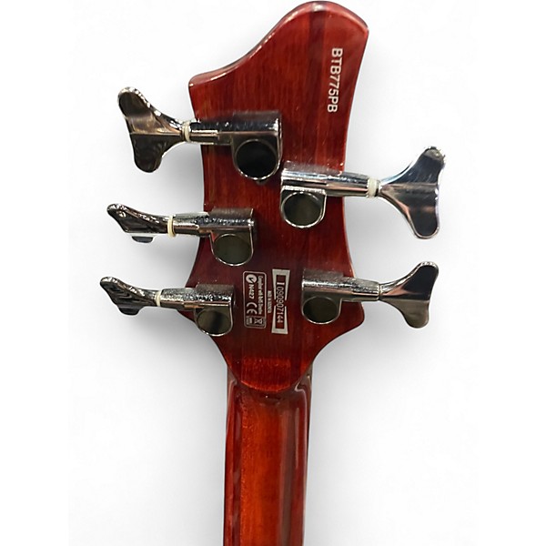 Used Ibanez BTB775PB 5 String Charcoal Brown Electric Bass Guitar