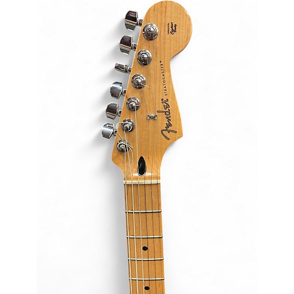 Used 2021 Fender STRATOCASTER Alpine White Solid Body Electric Guitar