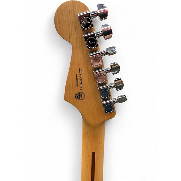 Used 2021 Fender STRATOCASTER Alpine White Solid Body Electric Guitar