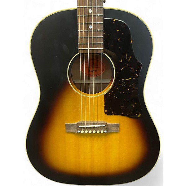 Used Epiphone J45 2 Tone Sunburst Acoustic Electric Guitar