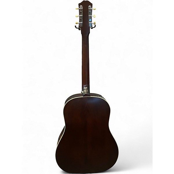 Used Epiphone J45 2 Tone Sunburst Acoustic Electric Guitar