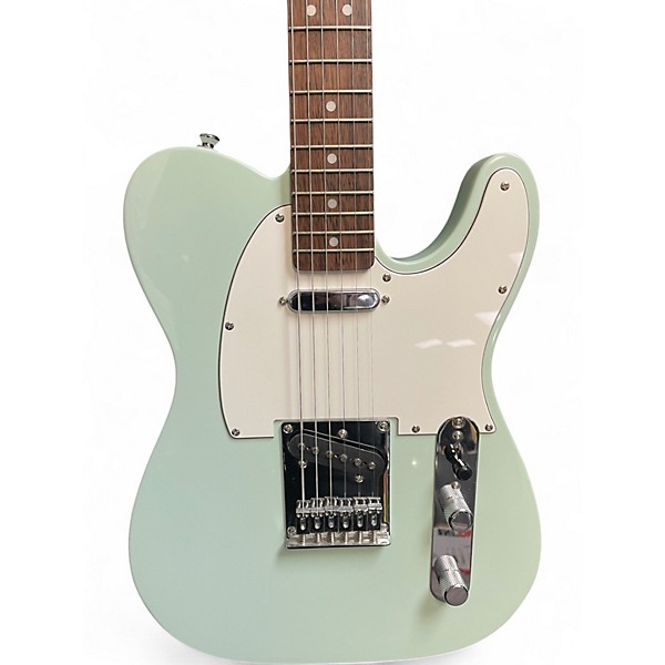Used Squier Bullet Telecaster Surf Green Solid Body Electric Guitar
