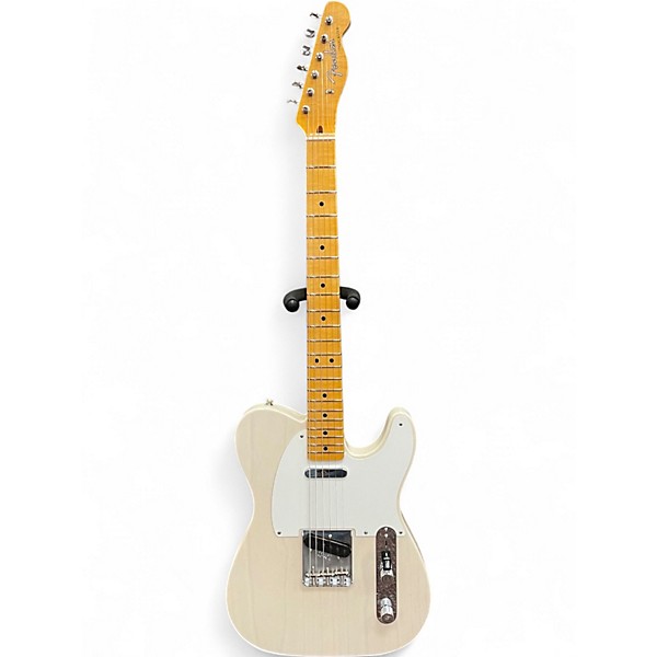 Used Fender VINTAGE CUSTOM 1958 TOP-LOAD TELECASTER AGED WHITE BLOND Solid Body Electric Guitar
