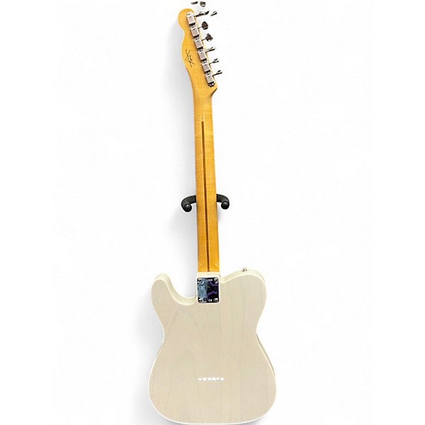 Used Fender VINTAGE CUSTOM 1958 TOP-LOAD TELECASTER AGED WHITE BLOND Solid Body Electric Guitar