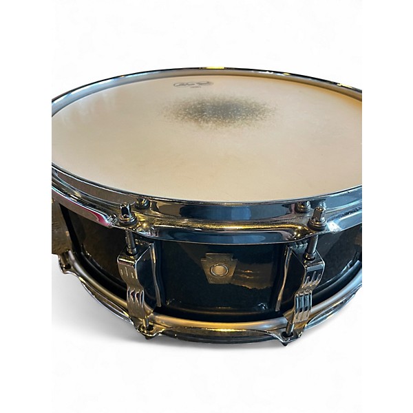Used Ludwig 5X14 Classic Maple Snare black sparkle Drum