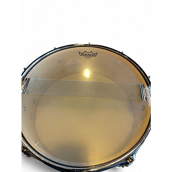 Used Ludwig 5X14 Classic Maple Snare black sparkle Drum