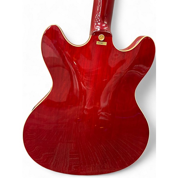 Used Washburn HB35 Dakota Red Hollow Body Electric Guitar