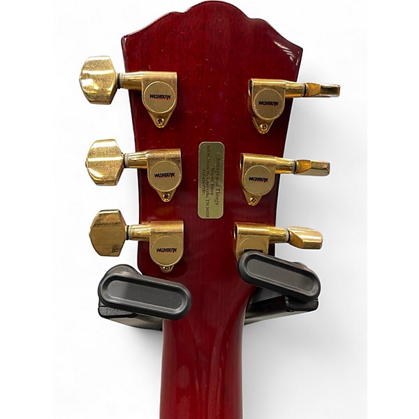 Used Washburn HB35 Dakota Red Hollow Body Electric Guitar