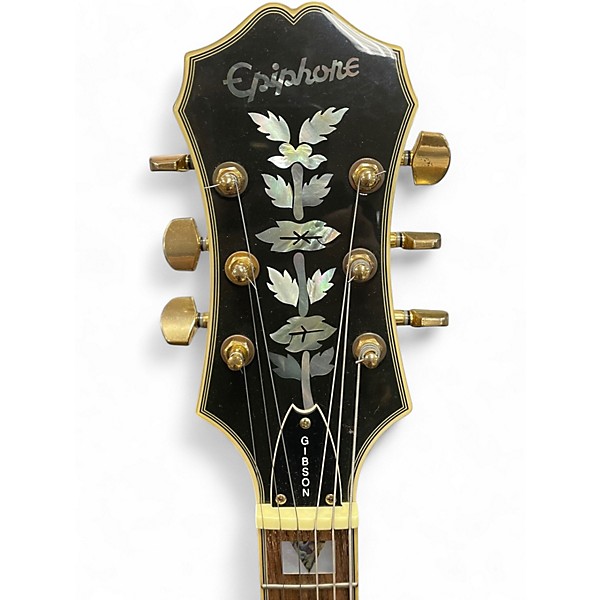 Used Epiphone Sheraton II Left Handed 2 Color Sunburst Hollow Body Electric Guitar