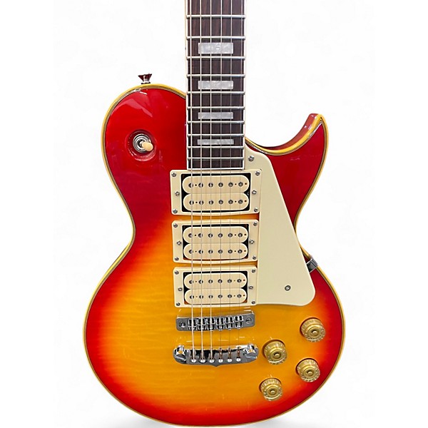 Used Aria PRO II Ace Frehley Signature PE-590AF 2 Color Sunburst Solid Body Electric Guitar