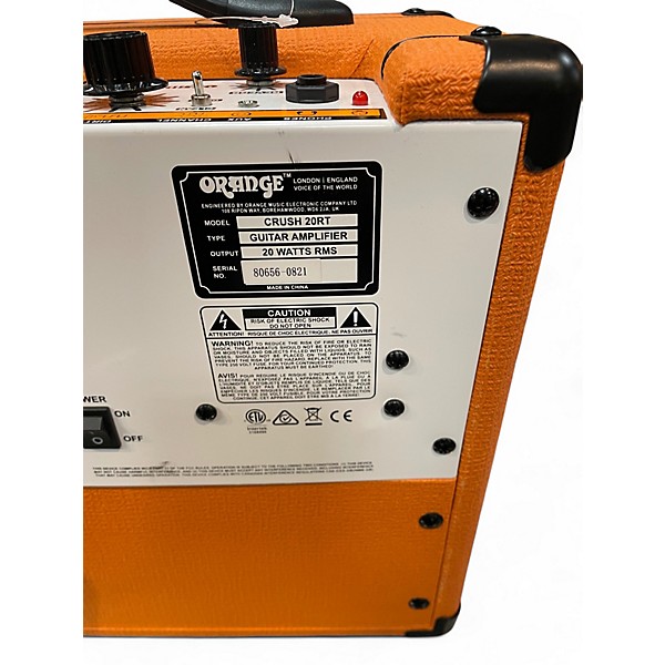 Used Orange Amplifiers Crush 20 20W 1x8 Guitar Combo Amp