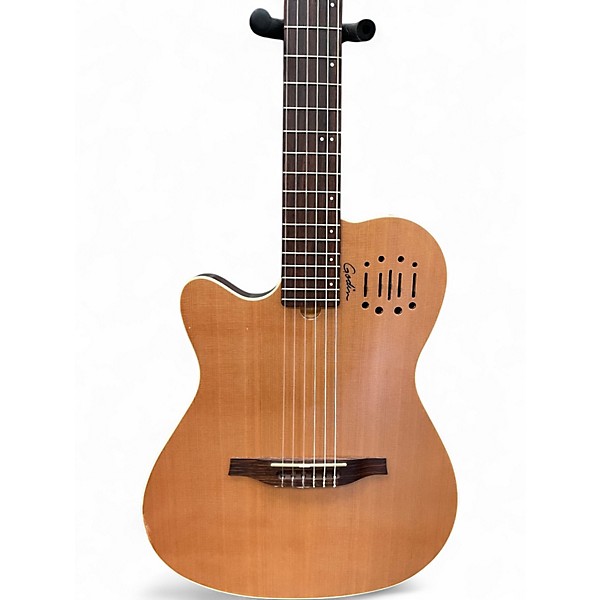 Used Godin Multiac Encore Left Handed Natural Acoustic Electric Guitar
