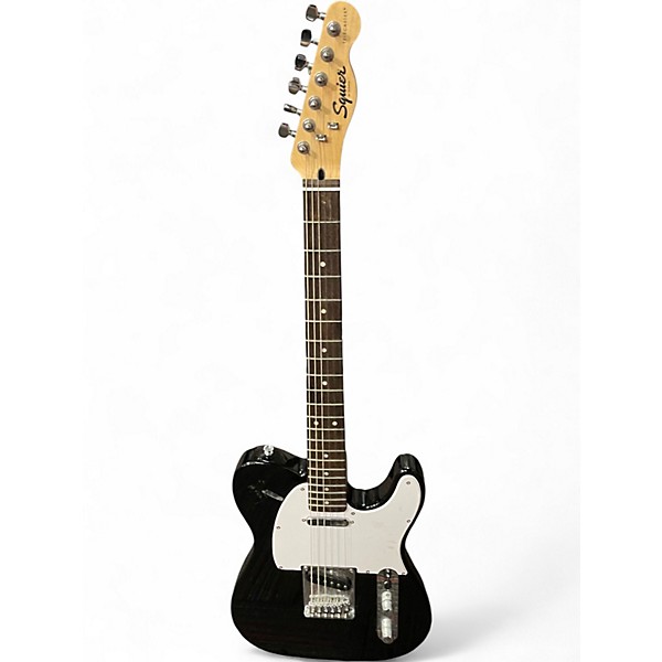 Used Squier TELECASTER AFFNITY TONE KNOB NOT WORKING Black Solid Body Electric Guitar