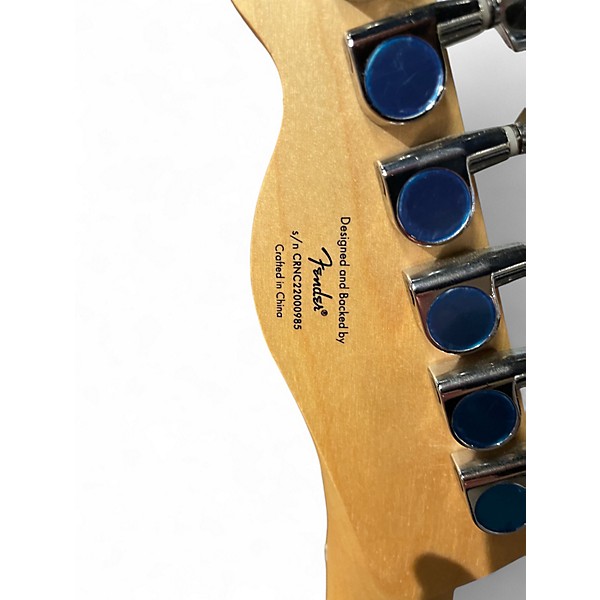 Used Squier TELECASTER AFFNITY TONE KNOB NOT WORKING Black Solid Body Electric Guitar