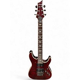 Used Schecter Guitar Research Omen Extreme 6 Black Cherry Solid Body Electric Guitar