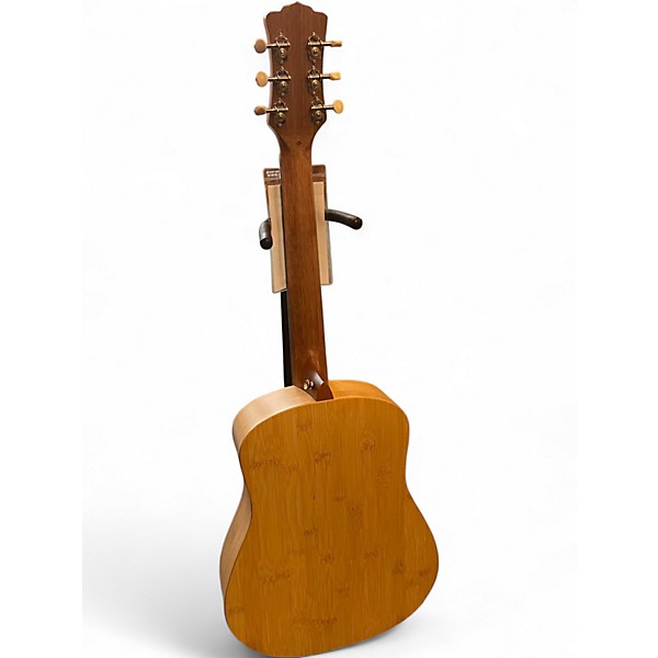 Used Luna SAFARI BAMBOO 3/4 NATURAL BAMBOO Acoustic Guitar