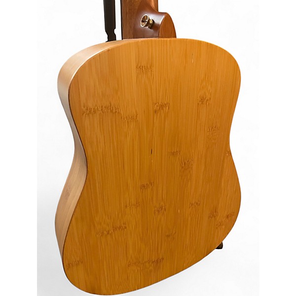 Used Luna SAFARI BAMBOO 3/4 NATURAL BAMBOO Acoustic Guitar