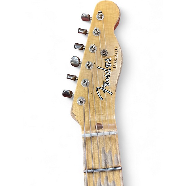 Used 2024 Fender Custom shop 1953 Heavy Relic Telecaster Butterscotch Blonde Solid Body Electric Guitar