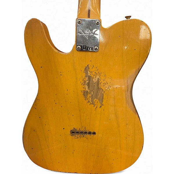 Used 2024 Fender Custom shop 1953 Heavy Relic Telecaster Butterscotch Blonde Solid Body Electric Guitar