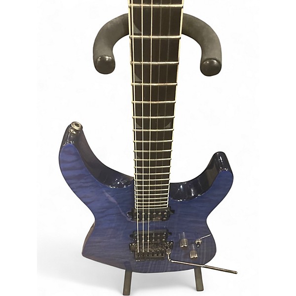 Used Jackson SOLOIST W/FLOYD NECK THRU BLUE QUILT/FLAME Solid Body Electric Guitar