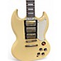 Used Epiphone Les Paul Custom SG Buttercream Solid Body Electric Guitar