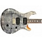 Used PRS SE Custom 24 Trans Black Solid Body Electric Guitar