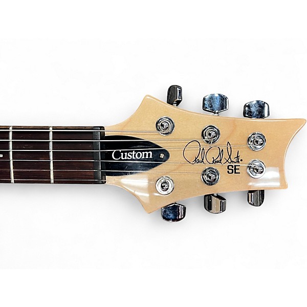 Used PRS SE Custom 24 Trans Black Solid Body Electric Guitar