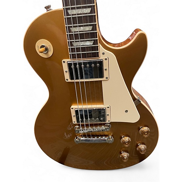 Used Gibson Les Paul Standard 1950S Neck Gold Top Solid Body Electric Guitar