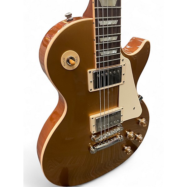 Used Gibson Les Paul Standard 1950S Neck Gold Top Solid Body Electric Guitar