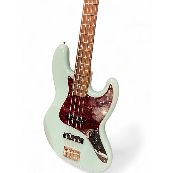 Used 2022 Squier Classic Vibe 1960S Jazz Bass Daphne Blue Electric Bass Guitar