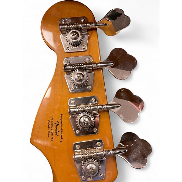 Used 2022 Squier Classic Vibe 1960S Jazz Bass Daphne Blue Electric Bass Guitar