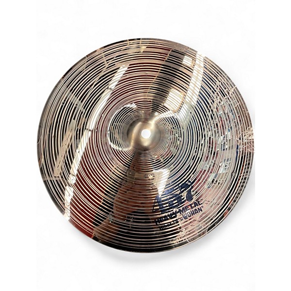 Used Wuhan Cymbals & Gongs 14in 457 Heavy Metal Hi Hat Pair Cymbal