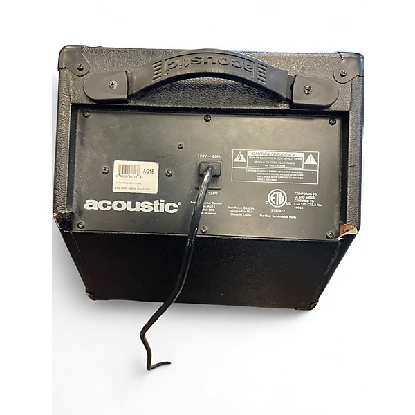 Used Acoustic AG15 15W 1X8 Acoustic Guitar Combo Amp