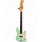 Used Fender Mark Hoppus Signature Jazz Bass Surf Green Electric Bass Guitar thumbnail