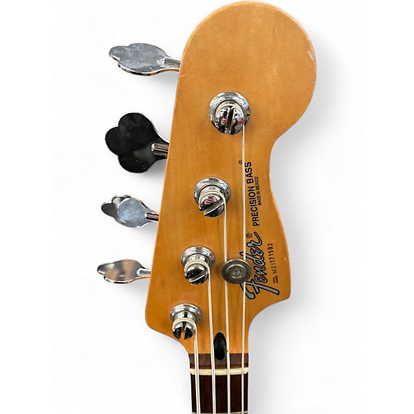 Used Fender Mark Hoppus Signature Jazz Bass Surf Green Electric Bass Guitar