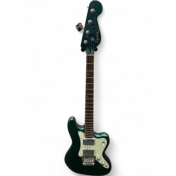 Used Squier PARANORMAN RASCAL GREEN Electric Bass Guitar