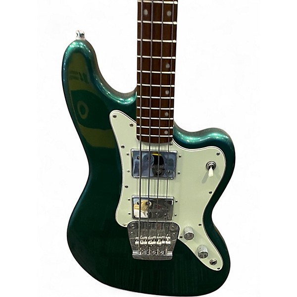 Used Squier PARANORMAN RASCAL GREEN Electric Bass Guitar