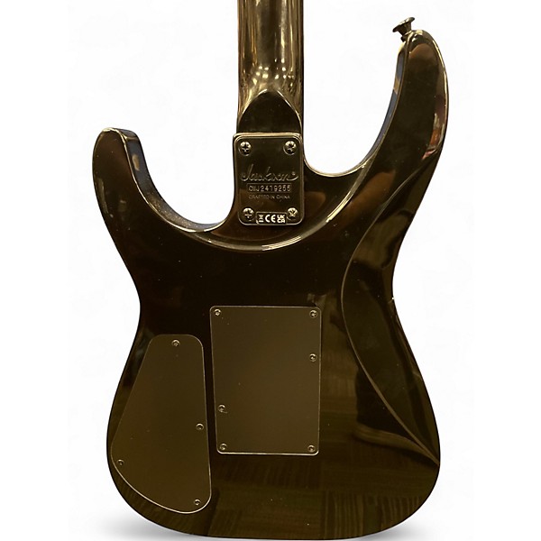 Used Jackson JS34 DKA Black and Silver Solid Body Electric Guitar