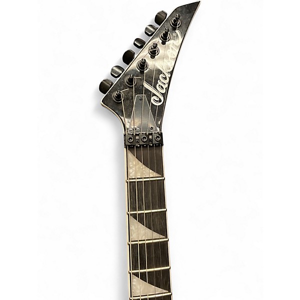 Used Jackson JS34 DKA Black and Silver Solid Body Electric Guitar