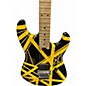 Used EVH Striped Series Black and Yellow Solid Body Electric Guitar