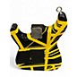 Used EVH Striped Series Black and Yellow Solid Body Electric Guitar